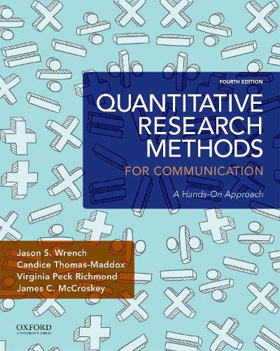 Quantitative Research Methods for Communication: A Hands-On Approach | The Storepaperoomates Retail Market - Fast Affordable Shopping