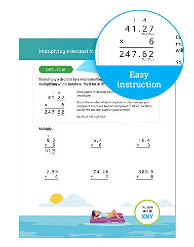 IXL | The Ultimate Grade 5 Math Workbook | Decimals, Fractions, Multiplication, Long Division, Geometry, Measurement, Algebra Prep, Graphing, and Metric Units for Classroom or Homeschool Curriculum | The Storepaperoomates Retail Market - Fast Affordable Shopping
