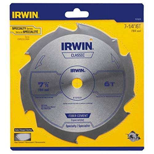 Irwin Tools 15702ZR 7-1/4″ 6T Fiber Cement Irwin Classic