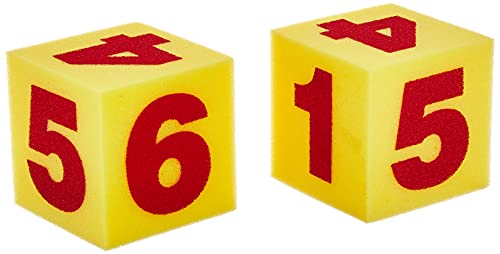 Learning Resources Giant Soft Cubes – Numerals