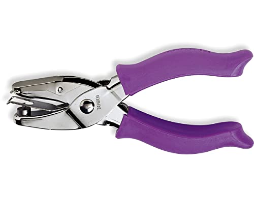 Fiskars 23517097J Circle Hand Punch, 1/8 Inch, Purple , Pink