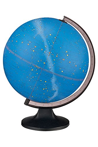 Replogle Constellation Illuminated Globe, Dual map, Detailed Sky map, Turn The Light ON to See All of The Constellations That Represent 12 Different Zodiac Signs(12″/30cm Diameter)