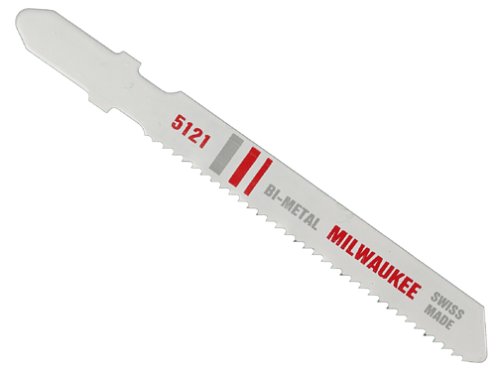 Milwaukee 48-42-5121 3-Inch, 18 Teeth per Inch, Bi-Metal Jig Saw Blades, 5-Pack