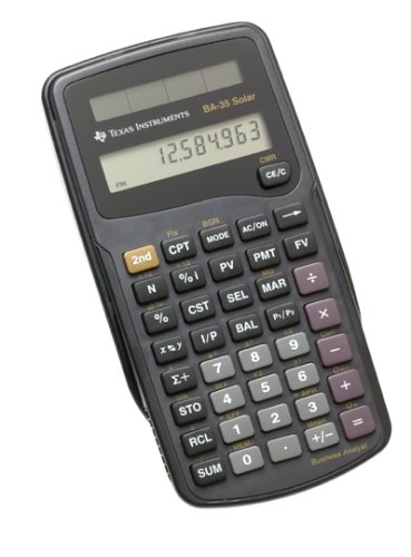 Texas Instruments BA35 Solar Calculator