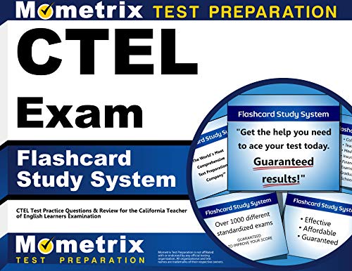 CTEL Exam Flashcard Study System: CTEL Test Practice Questions & Review for the California Teacher of English Learners Examination (Cards)