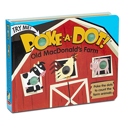 Melissa & Doug Children’s Book – Poke-a-Dot: Old MacDonald’s Farm (Board Book with Buttons to Pop) – Farmyard Pop It / Push Pop Book For Toddlers And Kids Ages 3+