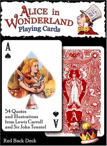 Alice In Wonderland Playing Cards – Red Back Deck
