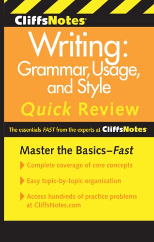CliffsNotes Writing: Grammar, Usage, and Style Quick Review: 3rd Edition