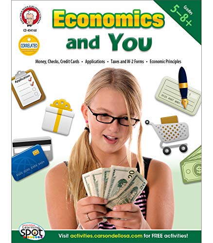 Mark Twain Basic Economics Workbook, Grades 5-8 Financial Literacy Books, Money, Taxes, and Economic Principals With Math Practice, 5th Grade Workbooks and Up, Classroom or Homeschool Curriculum | The Storepaperoomates Retail Market - Fast Affordable Shopping