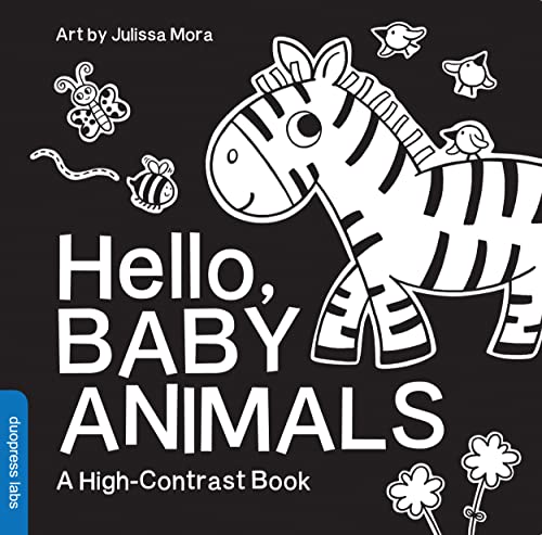 Hello, Baby Animals: A Durable High-Contrast Black-and-White Board Book for Newborns and Babies (High-Contrast Books) | The Storepaperoomates Retail Market - Fast Affordable Shopping
