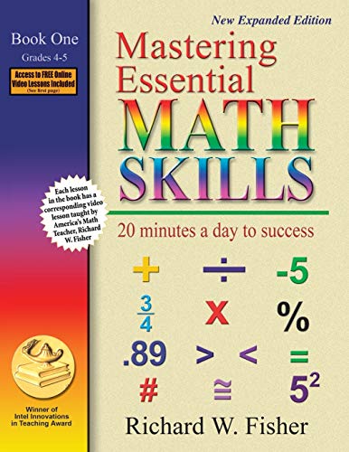 Mastering Essential Math Skills: 20 Minutes a Day to Success, Book 1: Grades 4-5