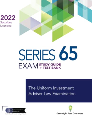 Series 65 Exam Study Guide 2022 + Test Bank