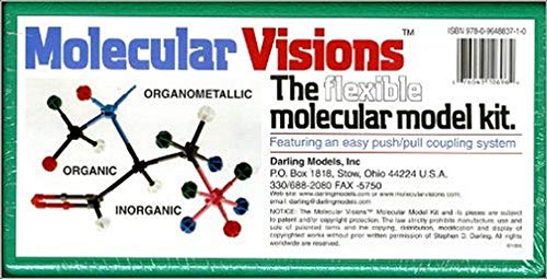 Molecular Visions (Organic, Inorganic, Organometallic) Molecular Model Kit 1 by Darling Models to Accompany Organic Chemistry