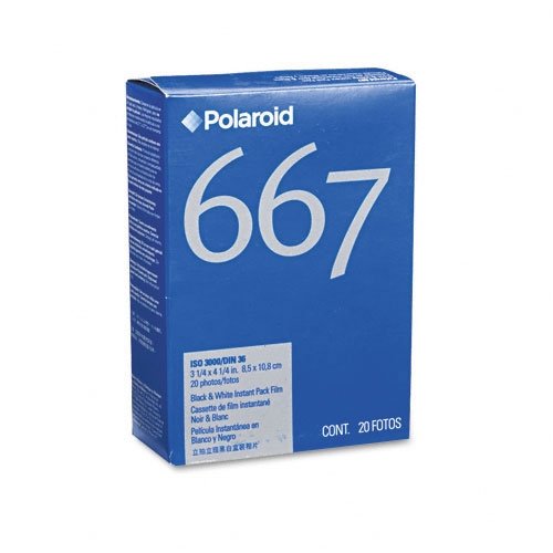 Polaroid Type 667 B&W Twin Pack