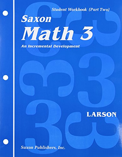 Math 3: An Incremental Development Set: Student Workbooks, part one and two plus flashcards (Saxon math, grade 3) | The Storepaperoomates Retail Market - Fast Affordable Shopping