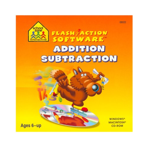 SCHOOL ZONE Flash Action — Addition/Subtraction (Windows/Macintosh)