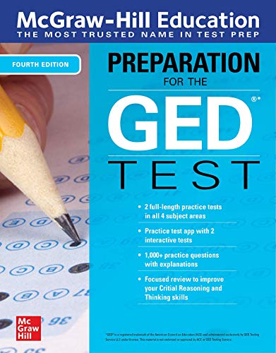 McGraw-Hill Education Preparation for the GED Test, Fourth Edition