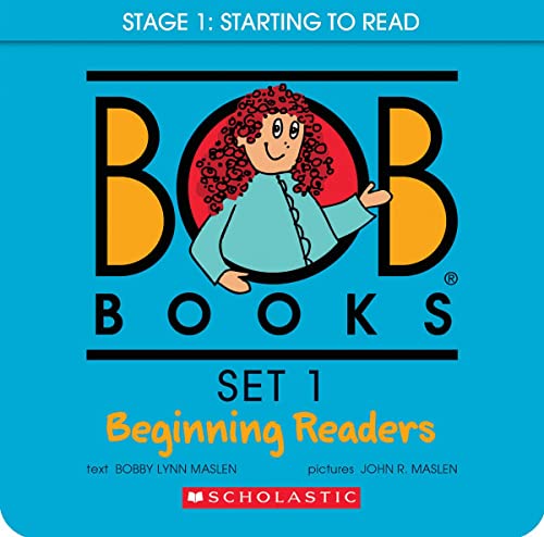 Bob Books – Set 1: Beginning Readers Box Set | Phonics, Ages 4 and up, Kindergarten (Stage 1: Starting to Read)