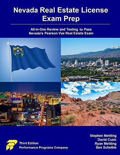 Nevada Real Estate License Exam Prep: All-in-One Review and Testing to Pass Nevada’s Pearson Vue Real Estate Exam