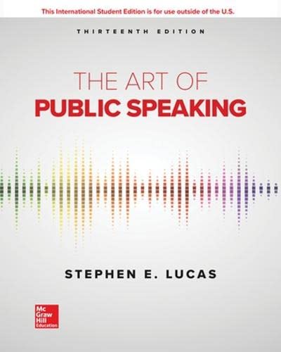 Lucas, S: ISE The Art of Public Speaking