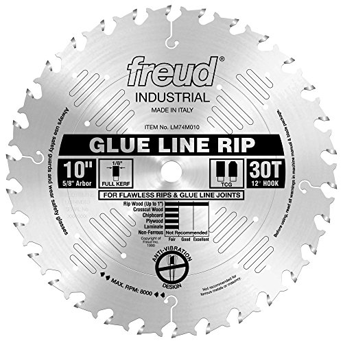 Freud LM74M010: 10″ x 30T Glue Line Ripping Blade