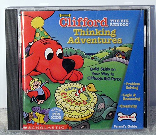 Clifford The Big Red Dog Thinking Adventures CD-ROM Parent’s Guide Ages 4-6