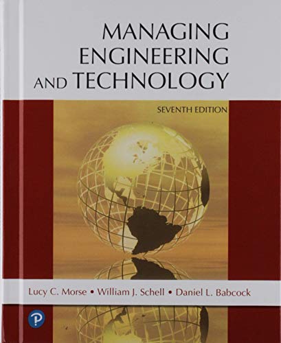 Managing Engineering and Technology