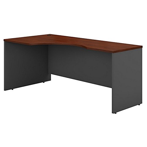 Bush Business Furniture Series C 72W Left Handed Corner Desk in Hansen Cherry