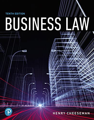 Business Law (What’s New in Business Law)