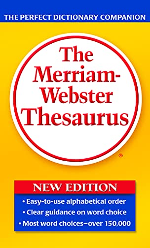 The Merriam-Webster Thesaurus, Newest Edition (Mass-Market Paperback) | The Storepaperoomates Retail Market - Fast Affordable Shopping