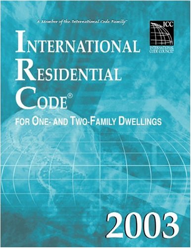 International Residential Code 2003 (International Code Council Series)