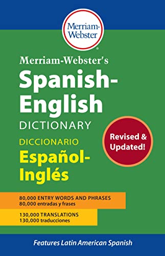Merriam-Webster’s Spanish-English Dictionary (Multilingual Edition) Newest Edition, 2021 Copyright (Hardcover) (English, Spanish and Multilingual Edition) | The Storepaperoomates Retail Market - Fast Affordable Shopping