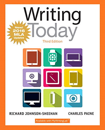 Writing Today, MLA Update Edition (3rd Edition)