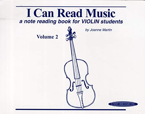 I Can Read Music, Vol 2: A note reading book for VIOLIN students