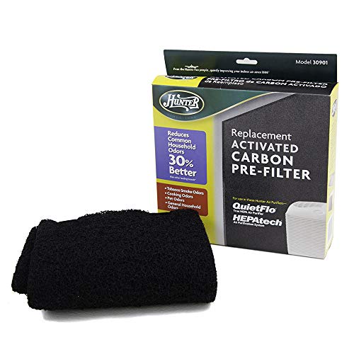 Hunter Fan Company 30901 Activated Carbon Universal Cut-to-Fit Replacement Pre-Filter for Most Hunter PermaLife, HEPAtech, and QuietFlo Air Purifier Models, 1 Count (Pack of 1)