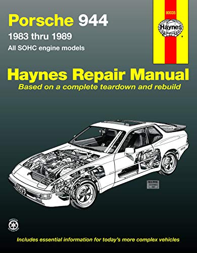 Porsche 944: Automotive Repair Manual–1983 thru 1989, All Models Including Turbo (Haynes Manuals)