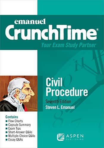 Emanuel CrunchTime Civil Procedure | The Storepaperoomates Retail Market - Fast Affordable Shopping
