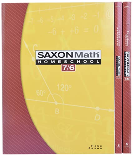 Saxon Math 7/6: Homeschool Set/Box