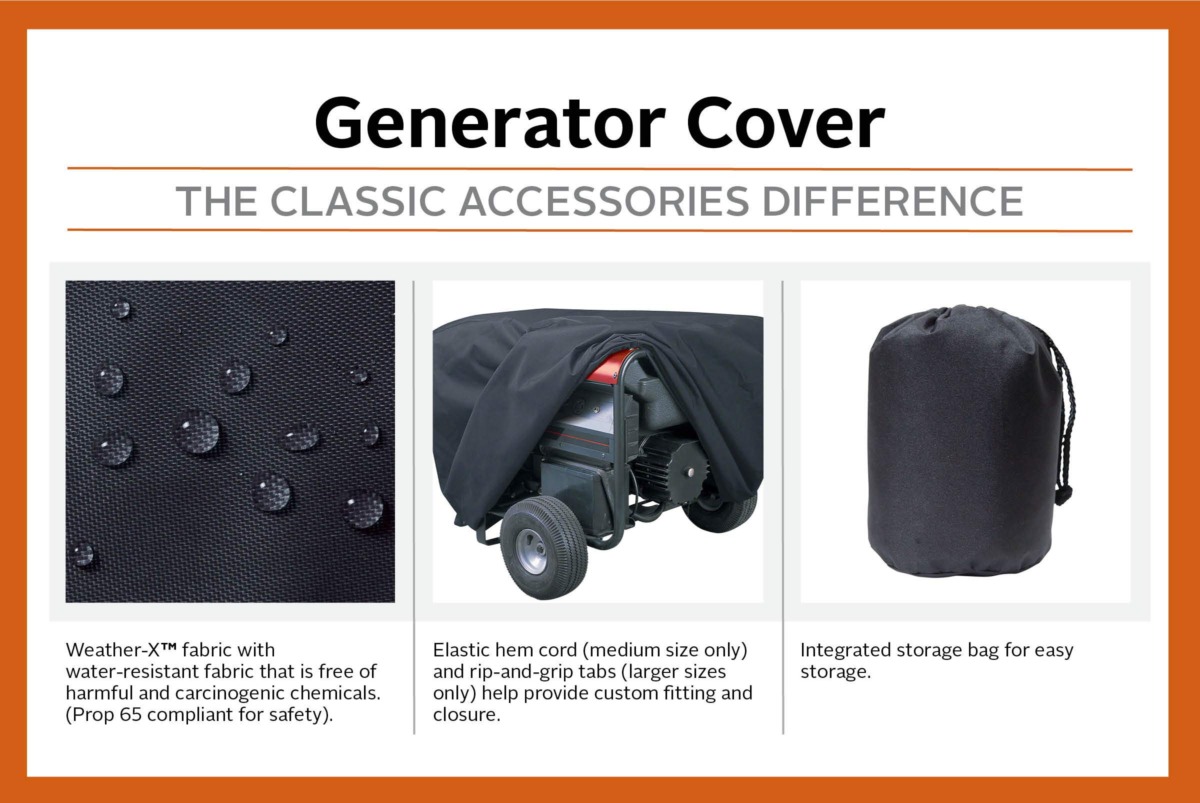 Classic Accessories Generator Cover, Large | The Storepaperoomates Retail Market - Fast Affordable Shopping