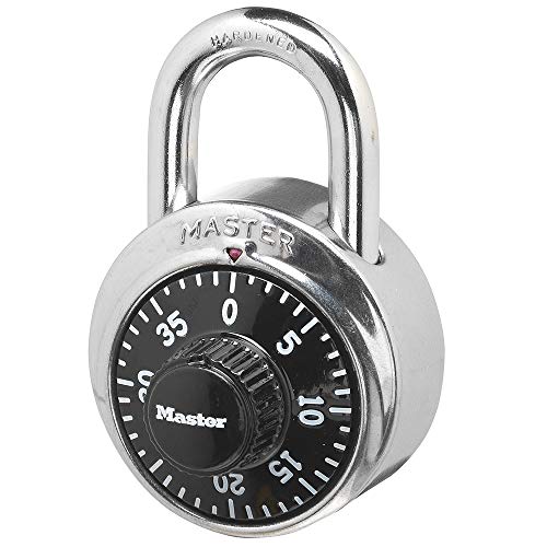 Master Lock 1500D Locker Lock Combination Padlock, 1 Pack, Black