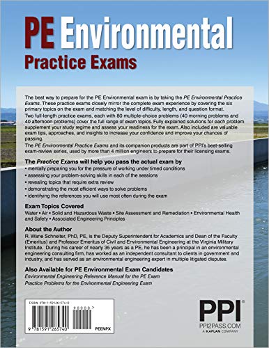 PPI PE Environmental Practice Exams – Mock Practice Exams for the PE Environmental Exam | The Storepaperoomates Retail Market - Fast Affordable Shopping