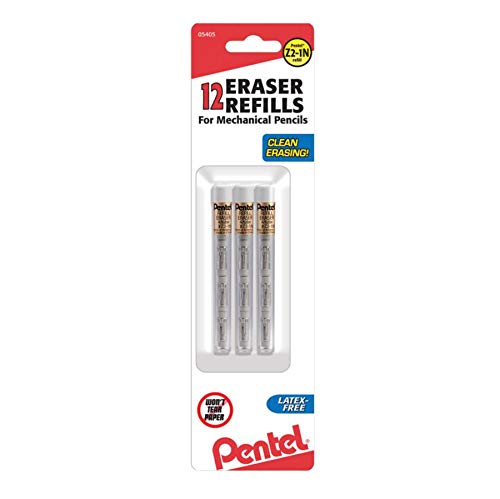 Pentel® Eraser Refills For Mechanical Pencils, White, Pack Of 12 | The Storepaperoomates Retail Market - Fast Affordable Shopping