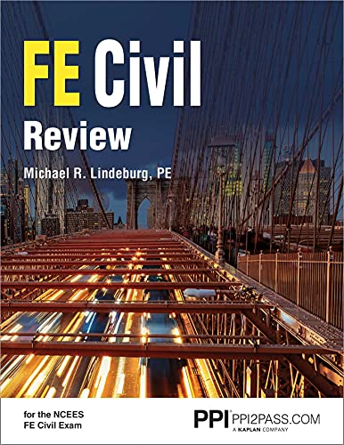 PPI FE Civil Review – A Comprehensive FE Civil Review Manual