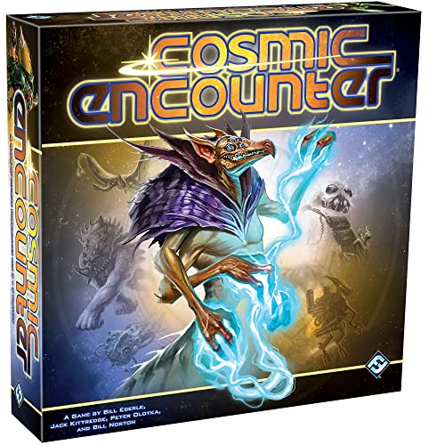 Cosmic Encounter 42nd Anniversary Edition Board Game | Strategy | Sci-Fi Exploration Game for Adults and Teens | Ages 14+ | 3-5 Players | Average Playtime 1-2 Hours | Made by Fantasy Flight Games