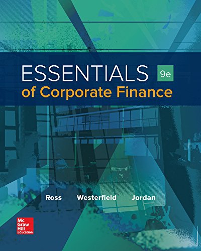 Essentials of Corporate Finance (Mcgraw-hill/Irwin Series in Finance, Insurance, and Real Estate)