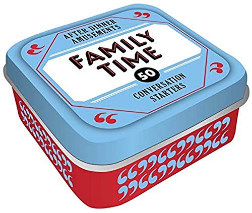 After Dinner Amusements: Family Time: 50 Conversation Starters (Conversation Card Game for Families, Portable Camping and Holiday Games)