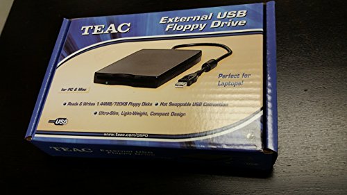 Teac FD05PUB/KIT/B 1.44MB External USB Black Floppy Disk Drive