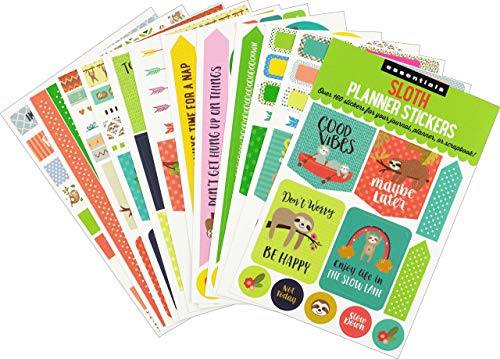 Essentials Sloth Planner Stickers (over 160 stickers!) (Essentials Planner Stickers)