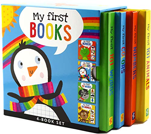 My First Board Books (4-Book Set) (Padded Covers)