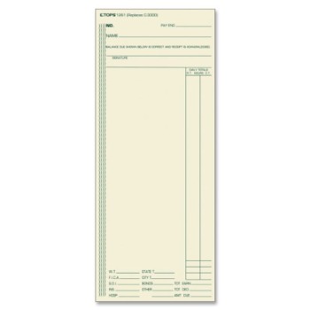 TOPS 1261 Acroprint/Amano/Cincinnati/Lathem Time Card, Weekly, 3 3/8 x 8 1/4 (Box of 500) , Manila | The Storepaperoomates Retail Market - Fast Affordable Shopping